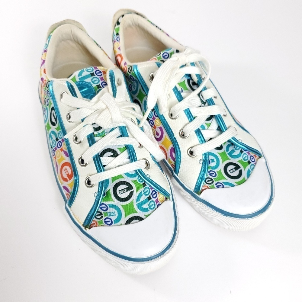 Red by Marc Ecko colorful sneakers size 6.5